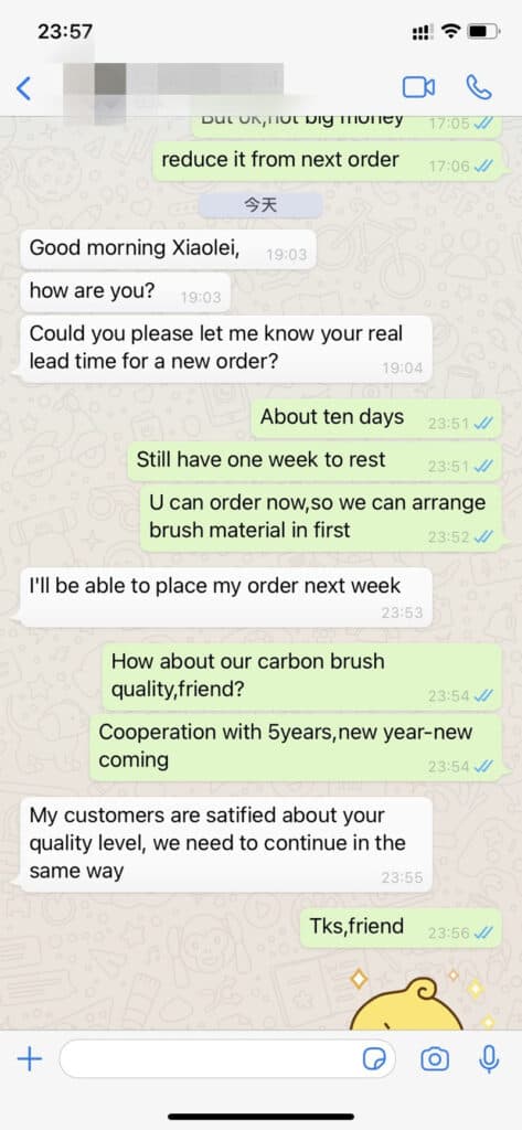 good comments from italy