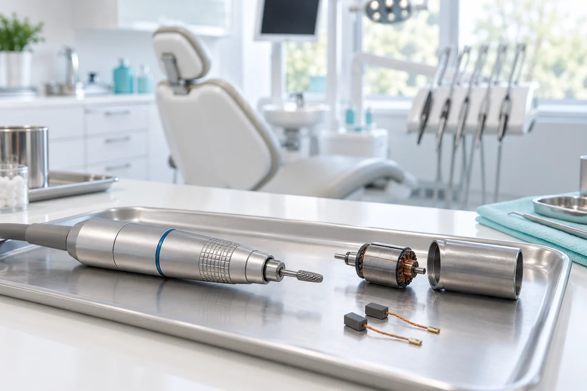 Conceptual dental equipment and precision brushed motor components